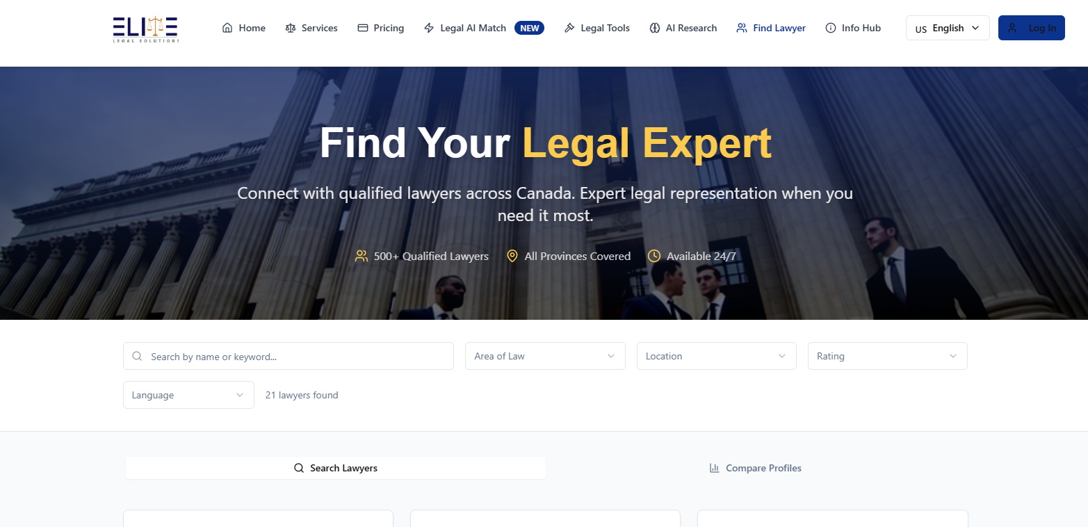 E-Legal services